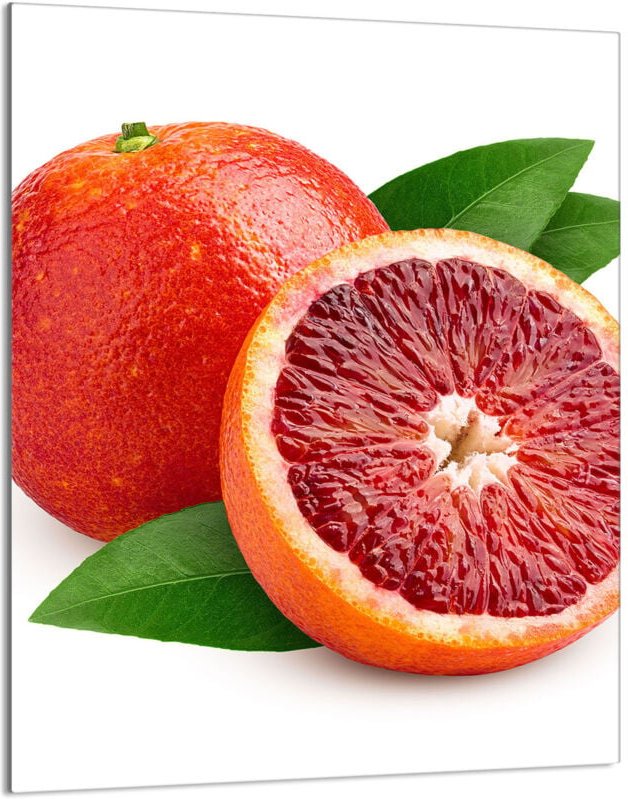 Glasschneidebrett 40x52 Grapefruit