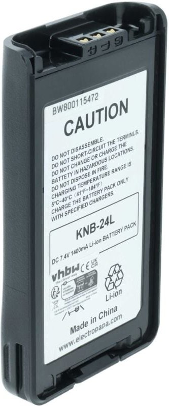 Vhbw - Akku kompatibel mit Kenwood NX-320E, NX-320E2, NX-320E3, NX-3220, NX3220, NX3300 Funkgerät, Walkie Talkie (1400mA...