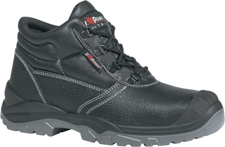 Sicherheitsstiefel Safe uk Gr. 39 schwarz Leder S3 src EN20345