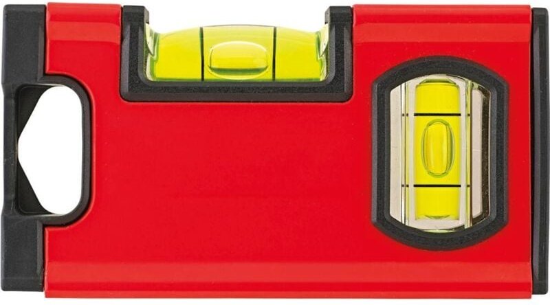 Magnet-Wasserwaage Mini 10cm mit 2 Libellen - Format