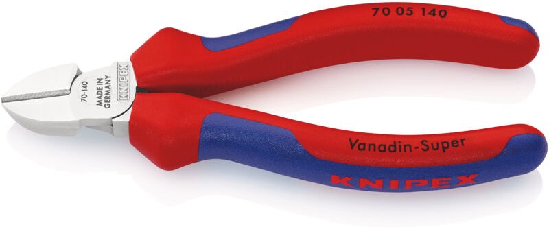 Knipex - 70 05 140 Seitenschneider mk Hülle verchromt 140 mm