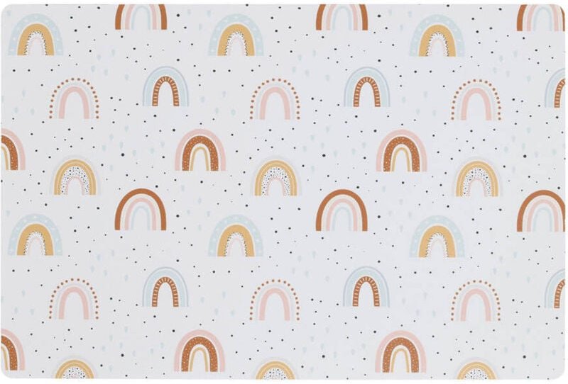 Tischset aus Kunststoff rainbow, 45 x 30 cm