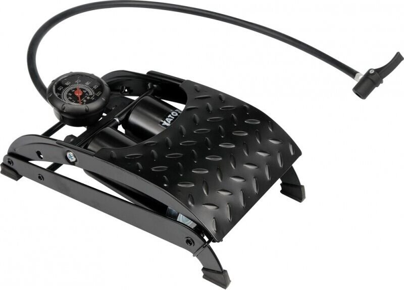 YT-7350 Yato Doppelkolben-Fußpumpe mit Manometer