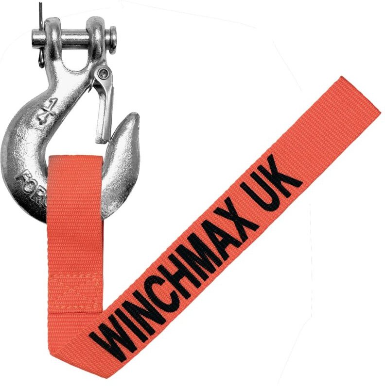 Windenhaken 1/4 Zoll Gabelkopf geschmiedet G70. Für Winden bis 4.000 Pfund