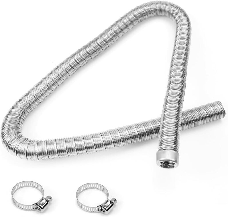 CSPARKV Auspuffrohr für Standheizung, 100 cm x 24 mm, Auspuffrohr für Stromgenerator, Auspuffrohr für Standheizung