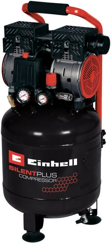 Einhell - Kompressor te-ac 135/24 Silent Plus (750 w., max. 8 bar, 24 l-Tank, 135 l/min Ansaugleistung, Motordrehzahl 14...