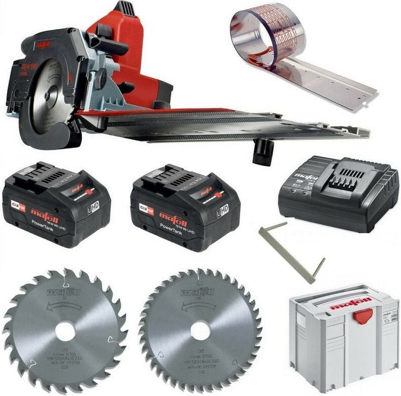 Akku Kappschienen Säge kss 40 18 m bl im T-Max + 2x Sägeblatt - Mafell