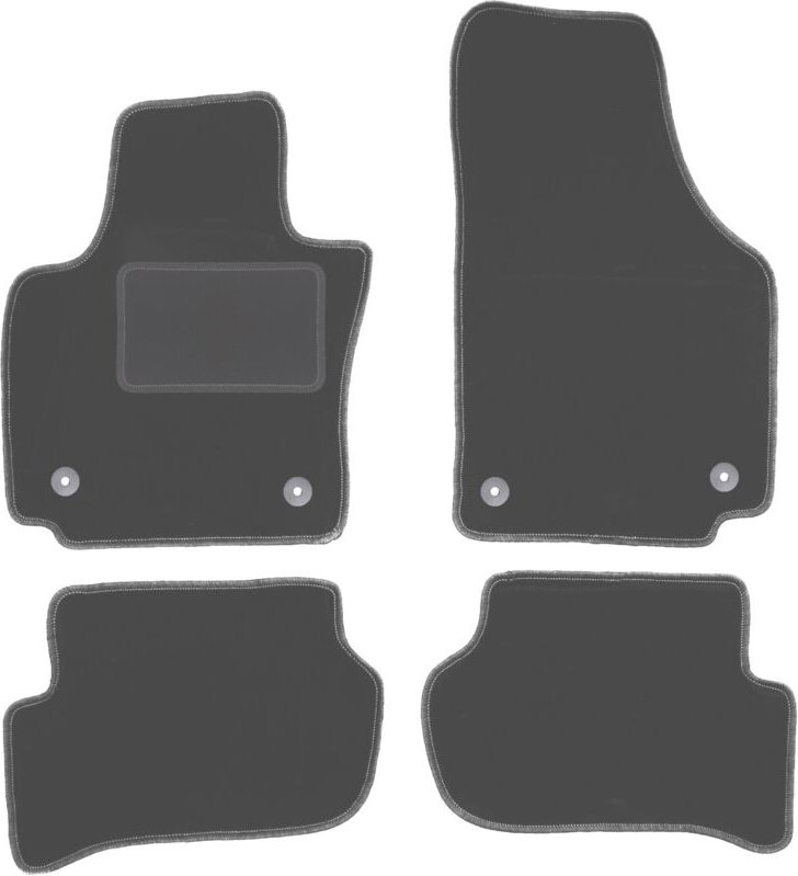 Graphit-Fußmatten für: Seat Toledo III Minivan (2004-2012)