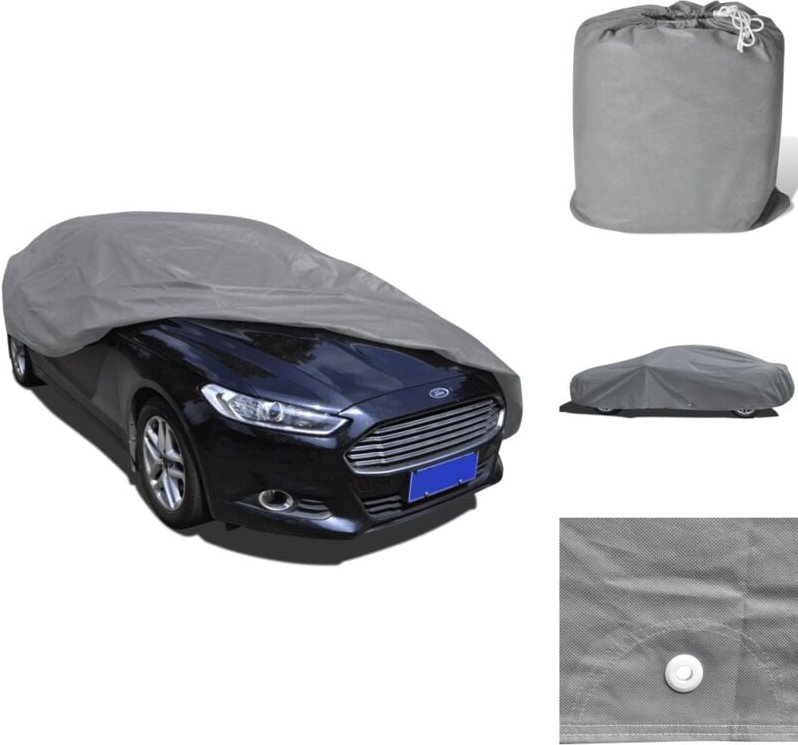 Kfz-Abdeckplanen - Living Vollgarage Vliesstoff Gr. m - Grau