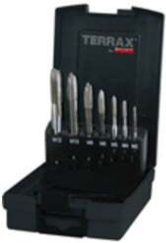 RUKO 7-teiliger Maschinengewindebohrer-Satz HSS Co 5 Form B