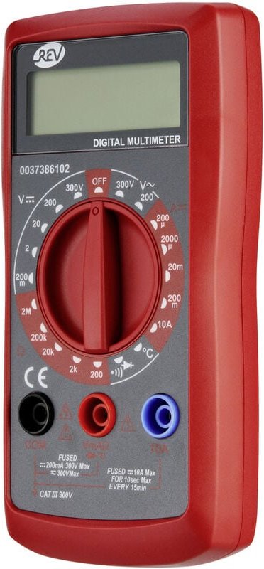 Thumbnail - FP - rev Temp. Hand-Multimeter digital cat iii