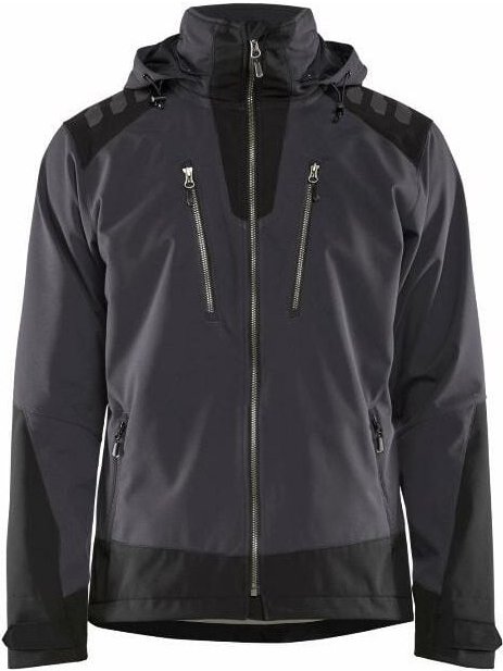 Blaklader - Softshelljacke Wasserabweisend t.s - dunkelgrau/schwarz - 474925139899-S
