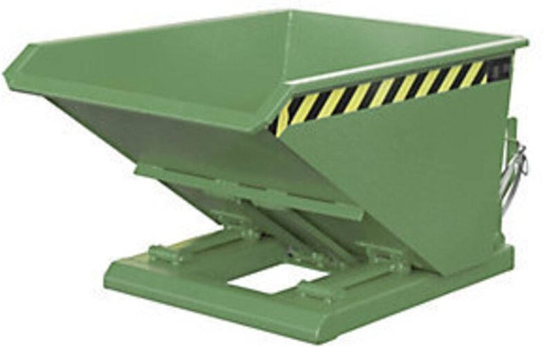 Bauer Kippbehälter NK 30, lackiert, Resedagrün