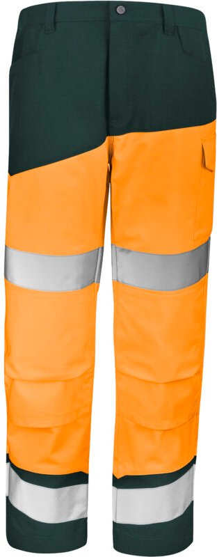 Hose mit Knietaschen, Neon-Sicherheits-Orange/Grün, US M - FR(44-46)