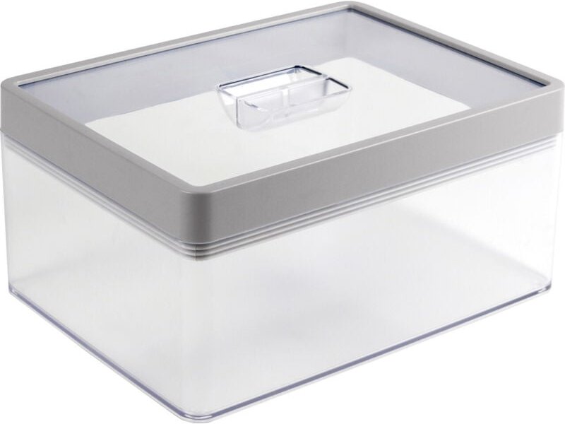 Sunware Sigma Home Vorratsdose 3,3 L transparent grau Vorratsbehälter Frischhaltedose