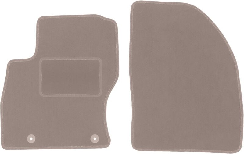 Beige Vordermatten für: Ford Focus MK2 Kombi, Limousine, Fließheck (2004-2011)