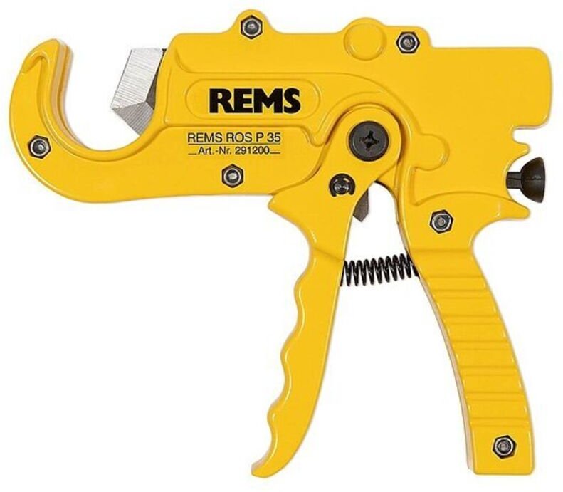 REMS Rohrschere ROS P 35 mit Schnellrücklauf - für MV-Rohr bis Ø 35 mm - 291200