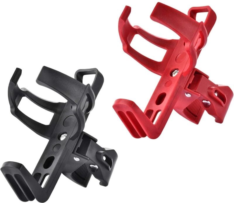 Thumbnail - 2er-Pack Fahrradflaschenhalter, leichter und stabiler Flaschenhalter, einfach einstellbare Getränkehalterrichtung, schra...