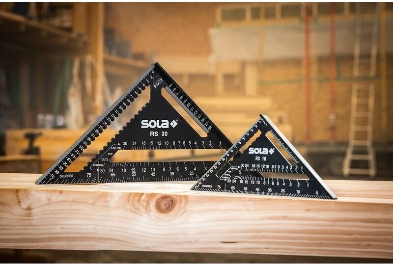 Sola - Sparrenwinkel Winkel Lineal Anschlagwinkeldreieck Metrisch 305 mm rs 30