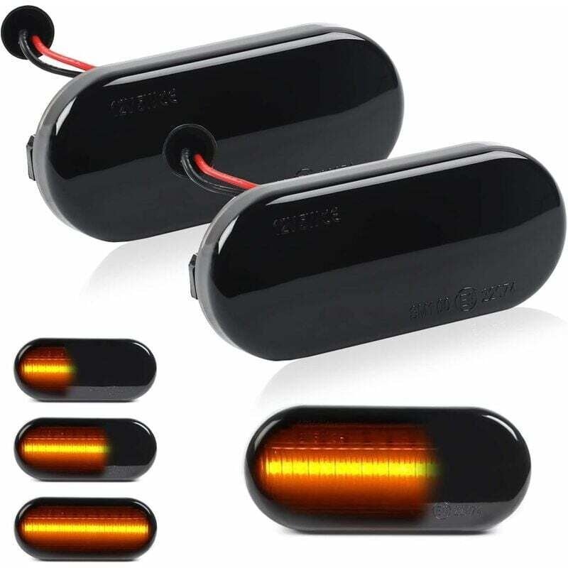 Dynamisches Blinklicht, LED Seitenmarkierungsleuchten Ersatz für Golf 3, Polo, VW, T5, Sharan, Passat 14805294