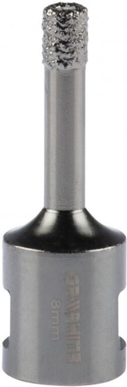 Thumbnail - Graphit-Diamant-Lochsäge, 8 mm – Präzises Schneiden von Fliesen und Stein