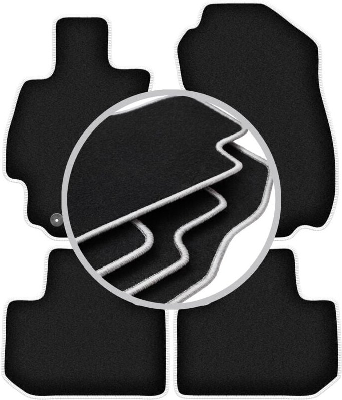 CARLUX-SILVER Autofußmatten für: Subaru Forester V SUV (2016-)