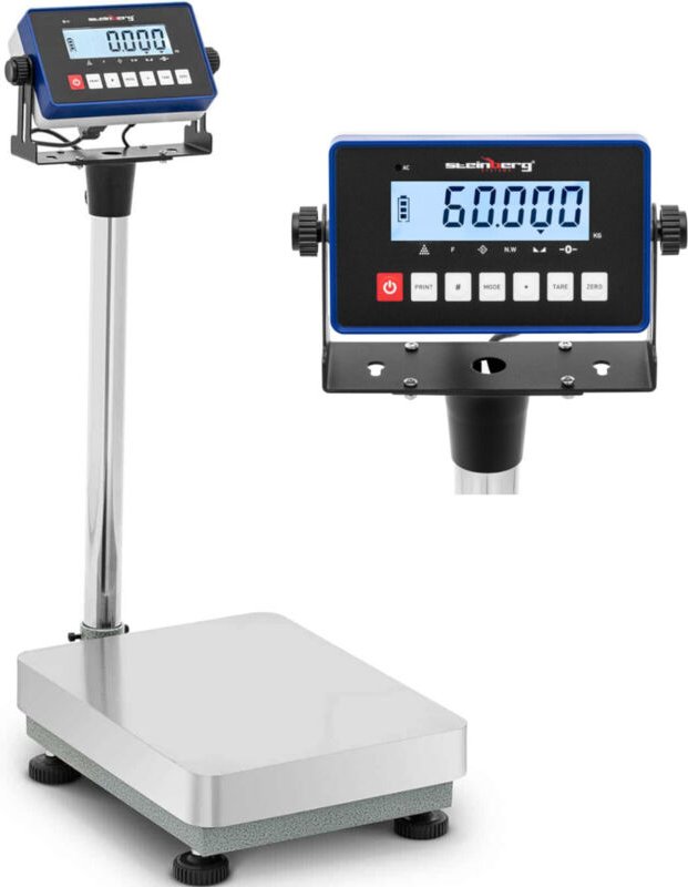 Thumbnail - Steinberg Systems - Plattformwaage Industriewaage Bodenwaage 60 kg / 0,002 kg kg / lb