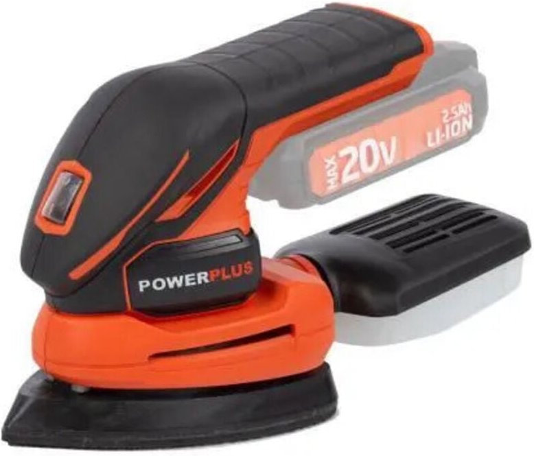 Powerplus - Dreiecksschleifer mit Akku 20v Dual Power