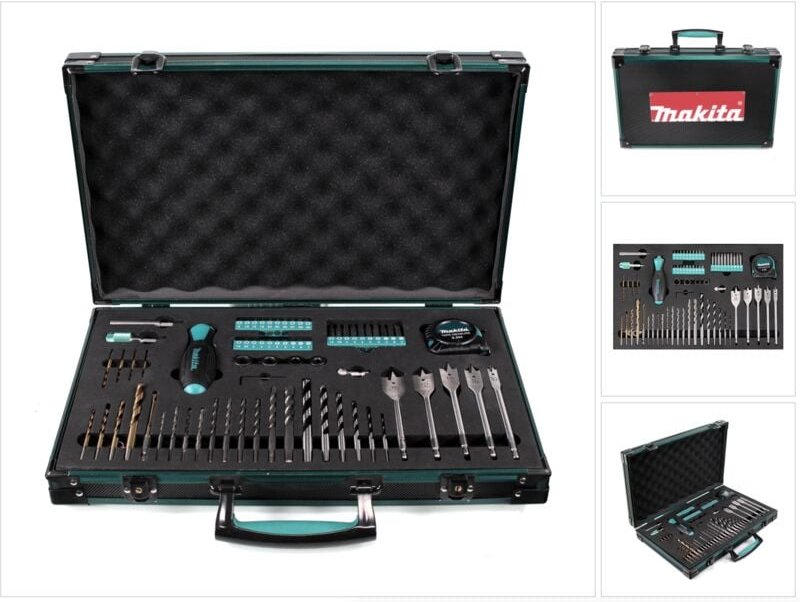 P-90261 Pro xl - Großes 70-teiliges Bit, Bohrer und Zubehör Set - Makita
