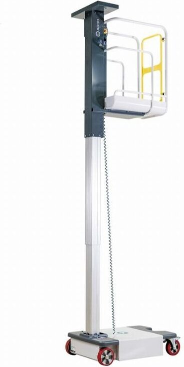 Motorisierte Mini-Vertikalmastbühne Arbeitshöhe bis 4950 mm - MA50SF - Stockman