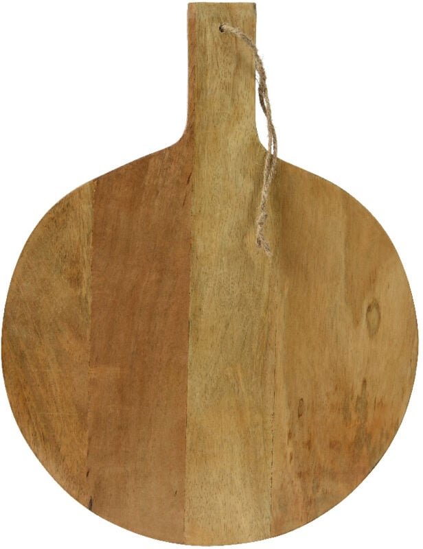 Naturales Mangoholz-Schneidebrett 45,5x56 cm