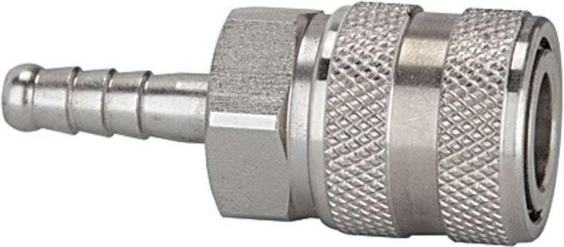 Schnellverschlusskupplung nw 7,2, Edelstahl 1.4305, Tülle lw 6 - Riegler