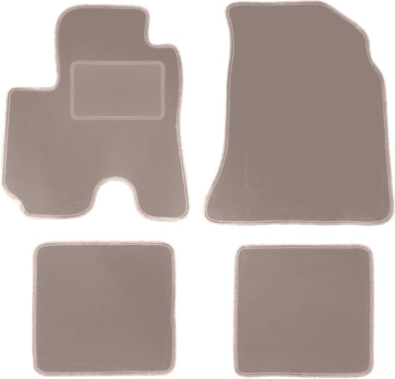 Beige Veloursmatten für: Mazda Demio Fließheck (1996-2003)