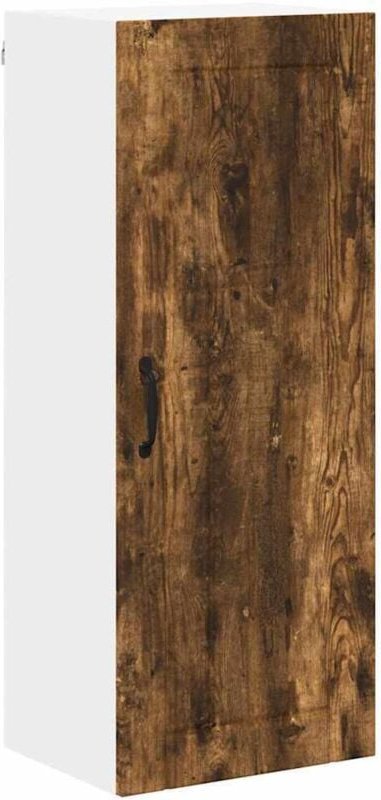 Küchenhängeschrank mit Regal Geräucherte Eiche 40 x 31 x 100 cm vidaXL