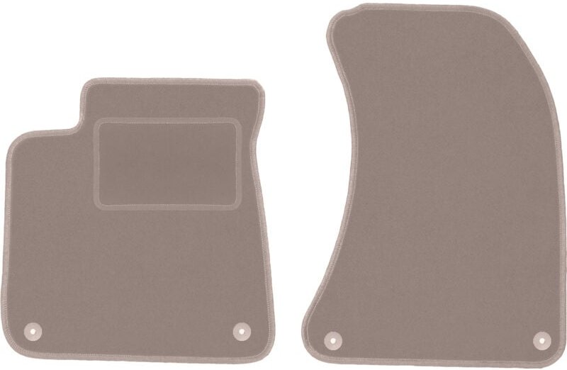 Beige Vordermatten für: Audi A8 D4 Limousine (2009-2017)