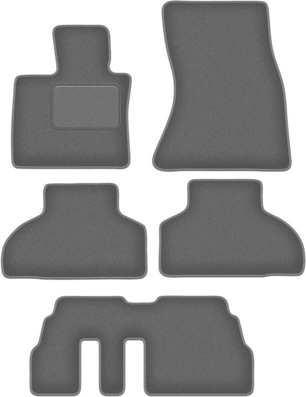Graphit-Automatten für: BMW X5 F15 7-Sitzer (2013-)