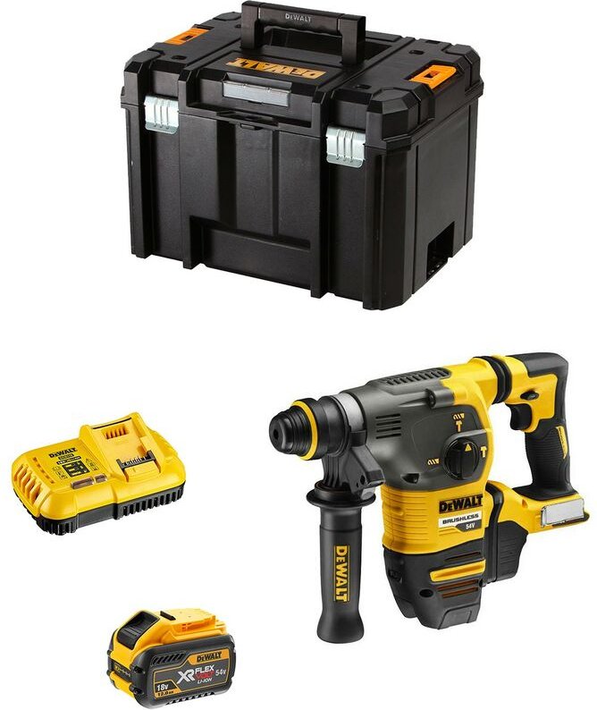 Kombihammer DeWALT DCH333Y1 FlexVolt (1 x 54V/18V 12,0 Ah + DCB118 + TSTAK VI)