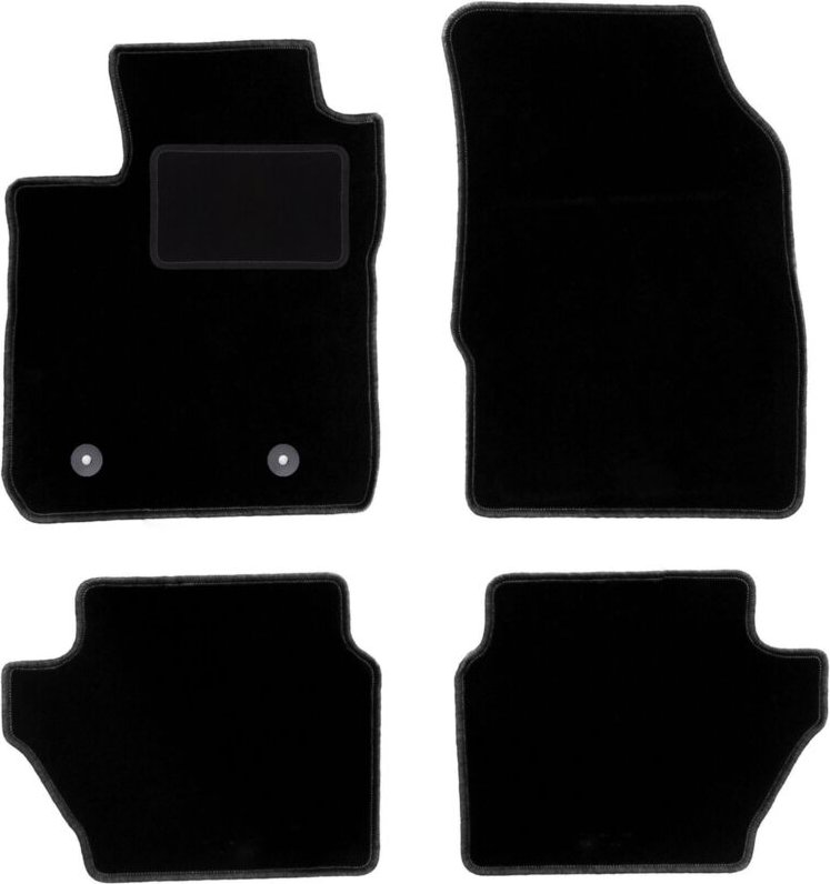 Schwarze Veloursmatten für: Ford EcoSport MK2 Crossover (2012-2017)