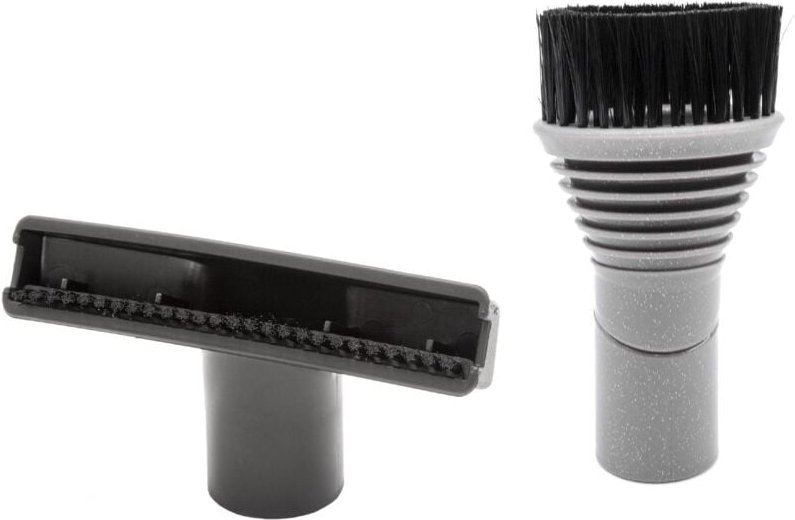 vhbw 5-tlg. Düsen-Set kompatibel mit Kärcher T 12/1, T12/1 ecoeffiency, T 12/1 Adv Staubsauger - 32 mm Schwarz Grau