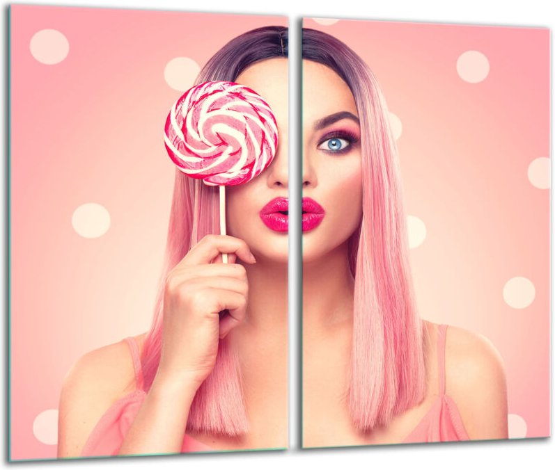 Glasscheidebrett 2x 30x52 Frauu