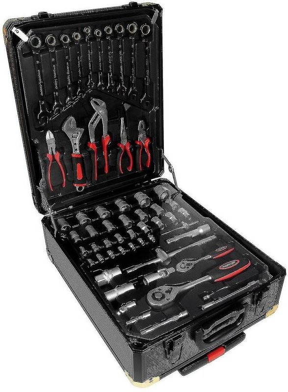 Werkzeugsatz, Tasche mit Rädern – 408 Teile