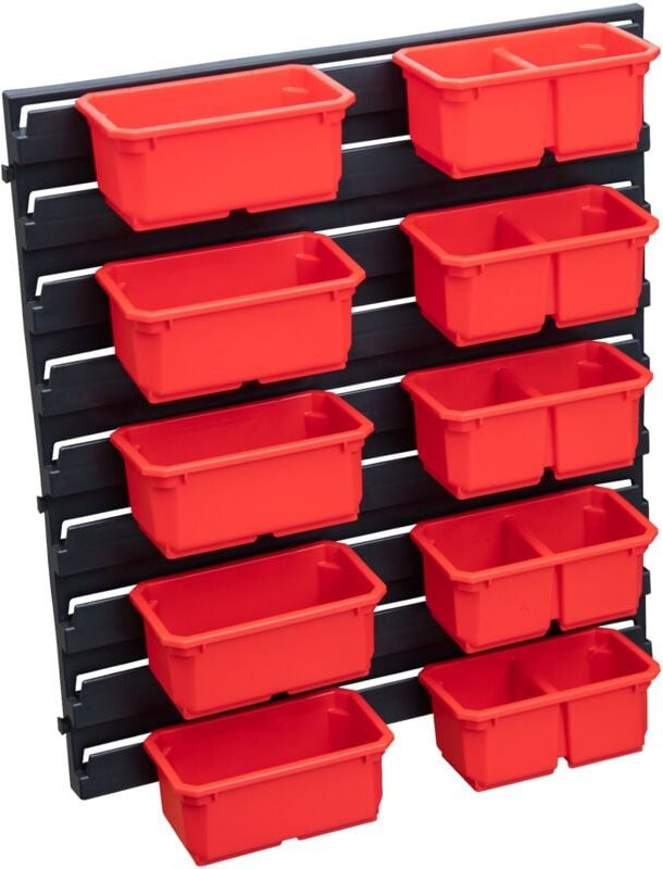 Thumbnail - Toolbrothers - rhino Container Set Nr. 3 Werkstattwand mit 10 Behältern für l Organizer Höhe m+ / l und l Drawer 3