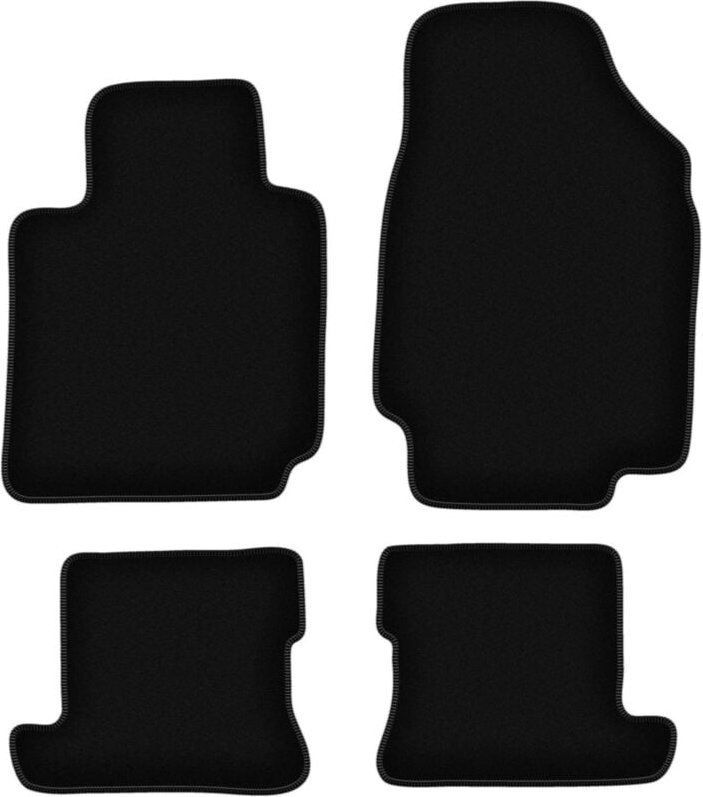 BASIC schwarze Veloursmatten für: Nissan Micra K12 CC Cabrio (2003-2010)