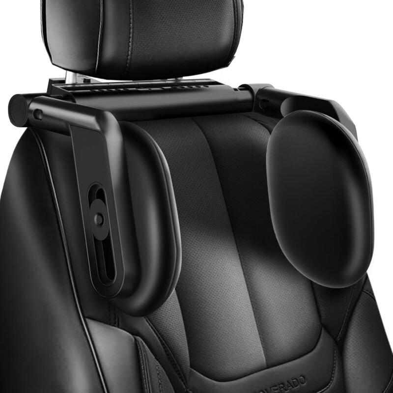 Jalleria - 2025 verbesserte Version Kinder Auto Kopfstütze Kissen Drei-Achsen einstellbar Geeignet für Schlafen auf Lang...