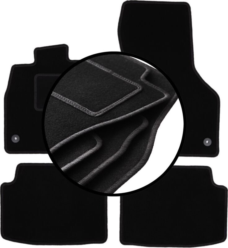 Kompletter Satz Veloursmatten für: Volkswagen Golf Sportsvan Minivan (2014-)