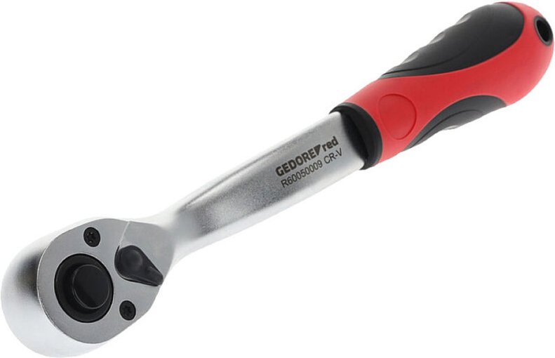 R60050009 2K-Umschaltknarre 1/2 gekröpft 255 mm Rückschwenkwinkel 10°