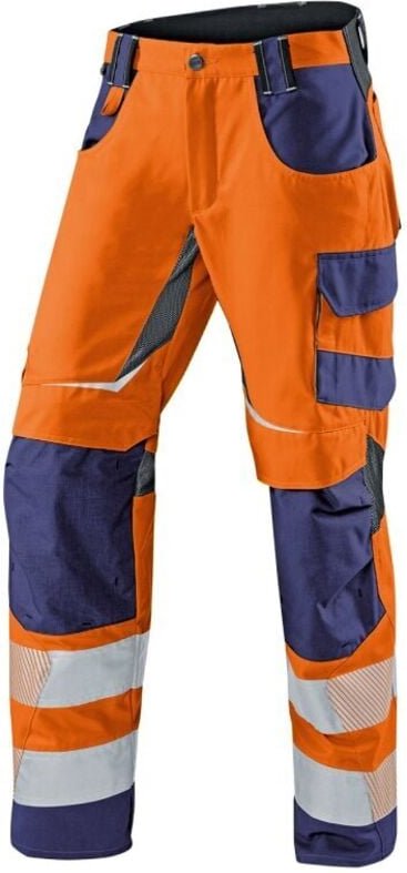 Thumbnail - Kübler Sommerhose REFLECTIQ PSA 2 warnorange/dunkelblau Gr. 23
