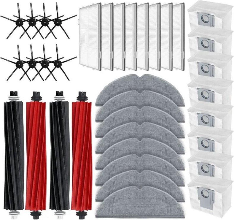 Für S8 Pro Ultra/Hauptseitenbürste Hepa-Filter-Staubbeutel