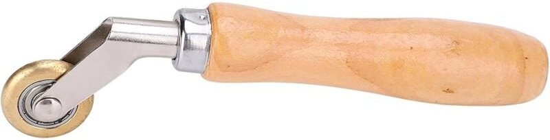 Schweißwalze 6 x 30 mm, Anti-Hochtemperatur-Handdruckwalze, für Innenecktapeten, flache wasserdichte Membran, Silikon-Pr...