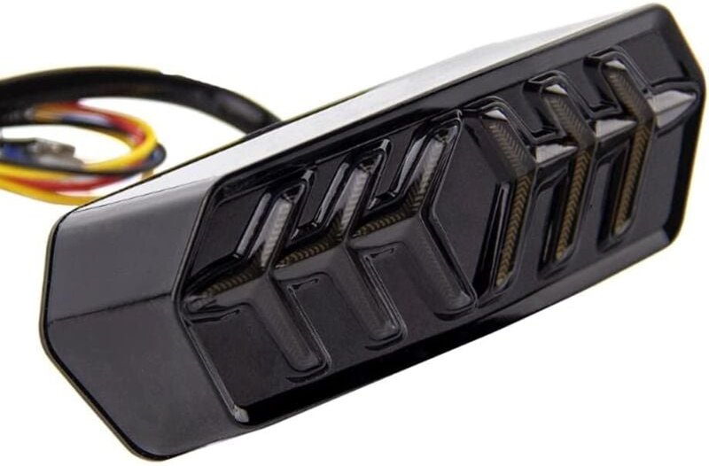 12V Motorrad Rücklicht Wasserdicht Integriertes drl Bremslicht Blinkerlampe Für H-onda MSX/GROM125 CB650F CBR650F CTX700...